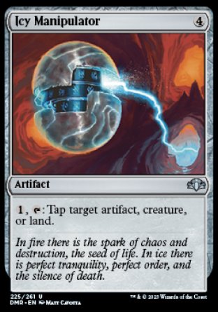 (225) Magic The Gathering Dominaria Remastered Single: Icy Manipulator Holo Uncommon