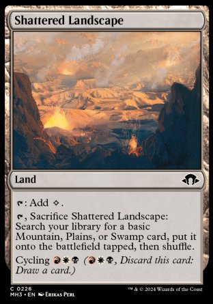 (226) Magic The Gathering Modern Horizons 3 Single: Shattered Landscape Common
