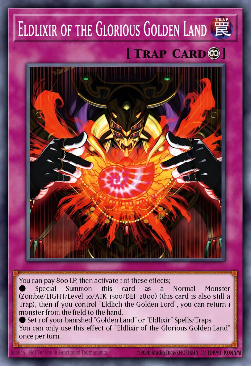 (077) YuGiOh TCG ALIN: Alliance Insight Single: Eldlixir of the Glorious Golden Land Super Rare