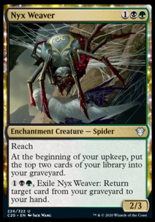 (226/322) Magic The Gathering Commander: Ikoria Single: Nyx Weaver Uncommon