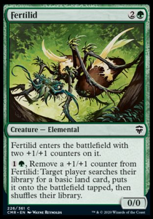 (226/361) Magic The Gathering Commander Legends Single: Fertilid Holo Common