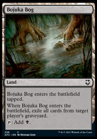 (226) Magic The Gathering Commander: Adventures in the Forgotten Realms Single: Bojuka Bog Common
