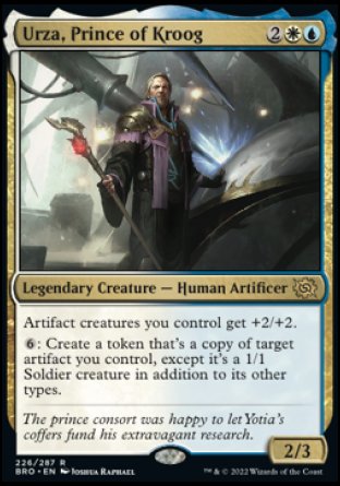 (226) Magic The Gathering The Brothers' War Single: Urza, Prince of Kroog Rare