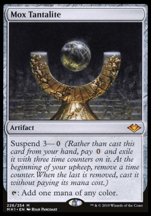 (226/254) Magic The Gathering Modern Horizons Single: Mox Tantalite Mythic
