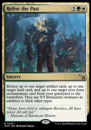 (226) Magic The Gathering Murders at Karlov Manor Single: Relive the Past Rare