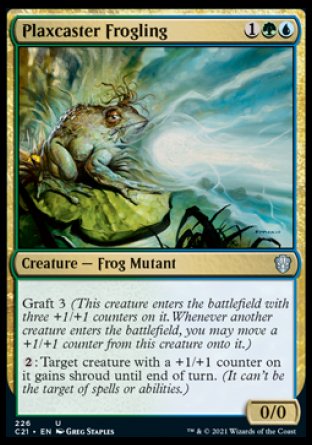 (226) Magic The Gathering Commander: Strixhaven Single: Plaxcaster Frogling Uncommon