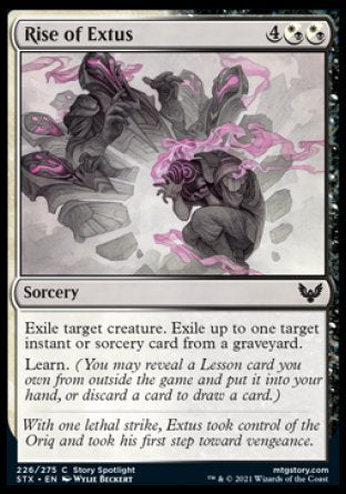 (226) Magic The Gathering Strixhaven: School of Mages Single: Rise of Extus Common