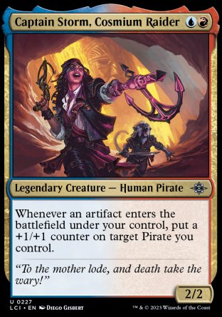(227) Magic The Gathering The Lost Caverns of Ixalan Single: Captain Storm, Cosmium Raider Uncommon