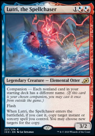 (227/274) Magic The Gathering Ikoria: Lair of Behemoths Single: Lutri, the Spellchaser Holo Rare