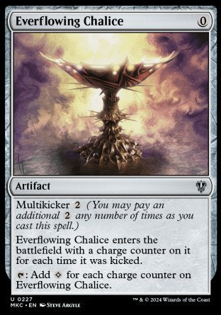 (227) Magic The Gathering Commander: Murders at Karlov Manor Single: Everflowing Chalice Uncommon