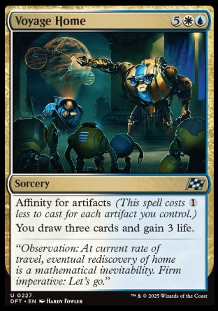 (227) Magic The Gathering Aetherdrift Single: Voyage Home Holo Uncommon
