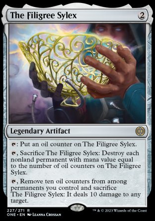 (227) Magic The Gathering Phyrexia: All Will Be One Single: The Filigree Sylex Rare