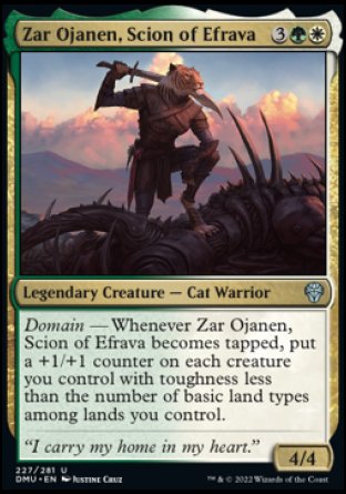 (227) Magic The Gathering Dominaria United Single: Zar Ojanen, Scion of Efrava Uncommon