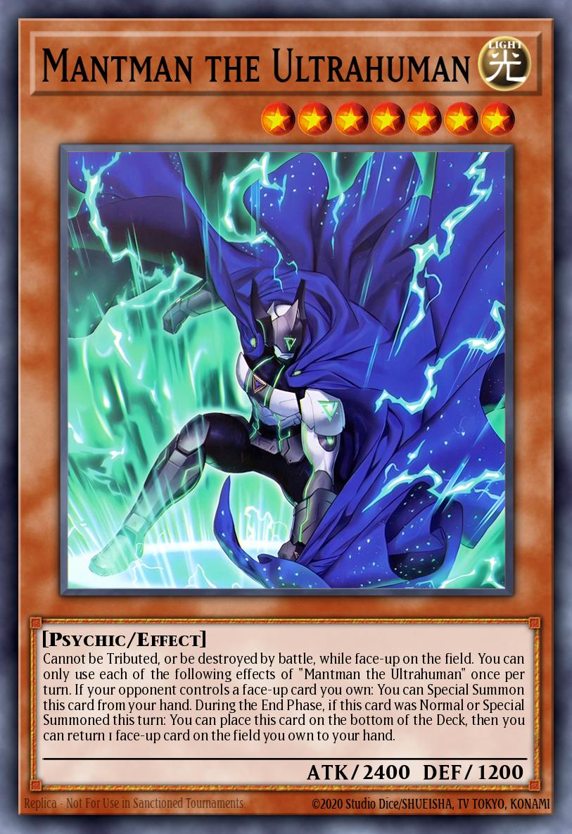 (430) YuGiOh TCG MP25: 2025 Mega-Pack Tin Single: Mantman the Ultrahuman  Common