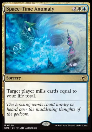 (229) Magic The Gathering Edge of Eternities: Promos Single: Space-Time Anomaly (V.1) Rare