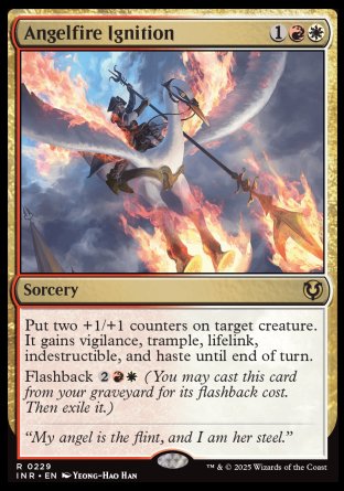 (229) Magic The Gathering Innistrad Remastered Single: Angelfire Ignition Holo Rare