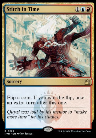 (229) Magic The Gathering Ravnica Remastered Single: Stitch in Time Rare