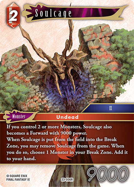 (006) Final Fantasy TCG Hidden Trials Single: Soulcage (23-006) Rare