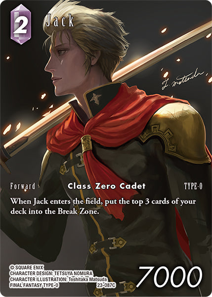 (087) Final Fantasy TCG Hidden Trials Single: Jack (23-087) (V.2) Holo Common