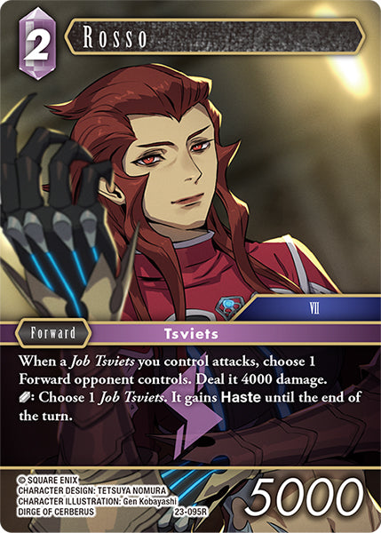 (095) Final Fantasy TCG Hidden Trials Single: Rosso (23-095) (V.1) Rare