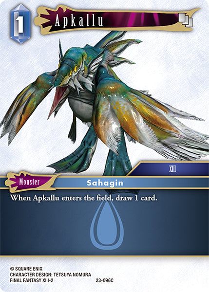 (096) Final Fantasy TCG Hidden Trials Single: Apkallu (23-096) Holo Common