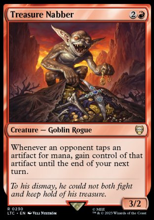 (230) Magic The Gathering Commander: The Lord of the Rings: Tales of Middle-earth Single: Treasure Nabber Rare