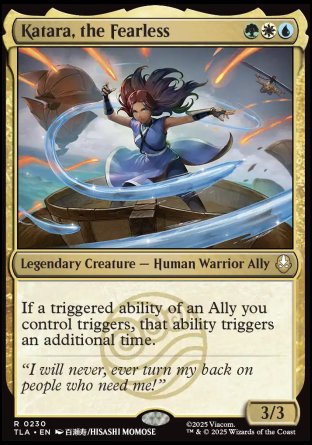 (230) Magic The Gathering Magic: The Gathering | Avatar: The Last Airbender Single: Katara, the Fearless Holo Rare