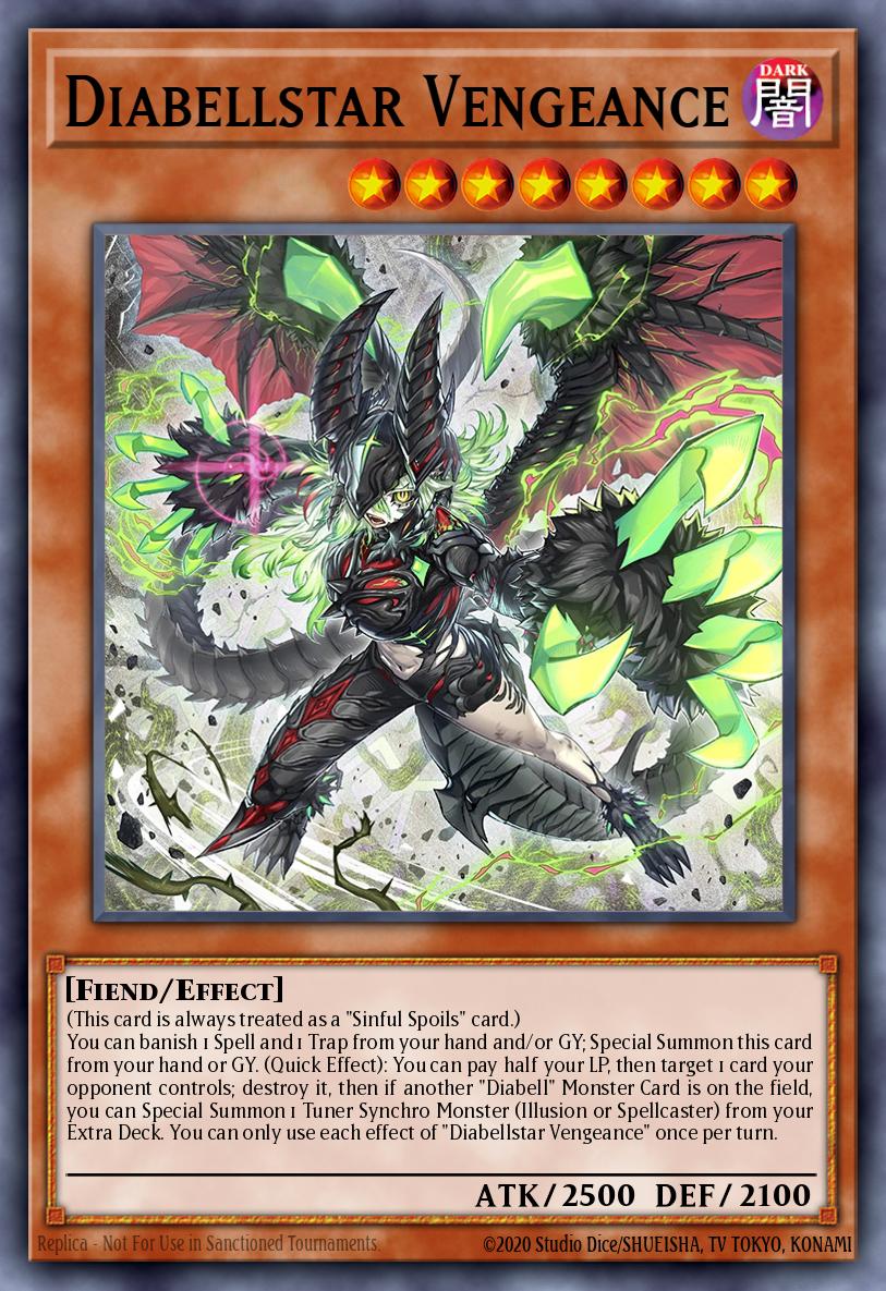 (011) YuGiOh TCG ALIN: Alliance Insight Single: Diabellstar Vengeance (V.1 - Secret Rare) Secret Rare
