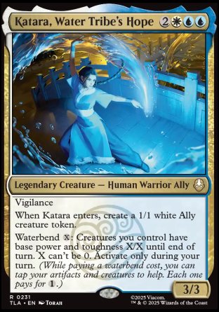 (231) Magic The Gathering Magic: The Gathering | Avatar: The Last Airbender: Promos Single: Katara, Water Tribe's Hope Holo Rare