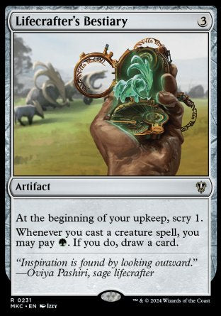 (231) Magic The Gathering Commander: Murders at Karlov Manor Single: Lifecrafter's Bestiary Rare