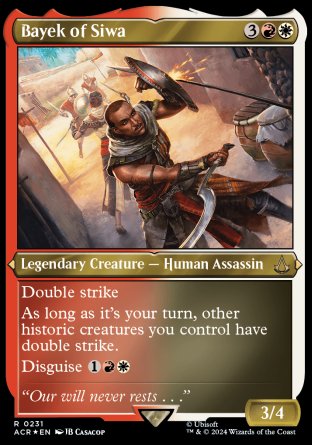 (231) Magic The Gathering Universes Beyond: Assassin's Creed: Extras Single: Bayek of Siwa (V.2) Holo Rare