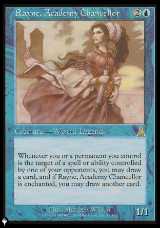 (043) Magic The Gathering The List Single: Rayne, Academy Chancellor Rare