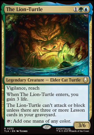 (232) Magic The Gathering Magic: The Gathering | Avatar: The Last Airbender Single: The Lion-Turtle Holo Rare