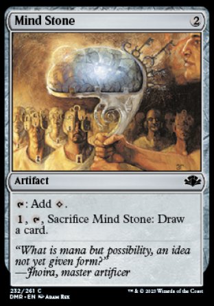 (232) Magic The Gathering Dominaria Remastered Single: Mind Stone Holo Common