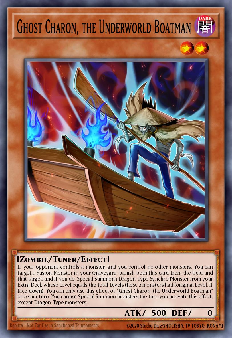 (005) YuGiOh TCG PGL2: Premium Gold 2 Single: Ghost Charon, the Underworld Boatman Gold Secret Rare