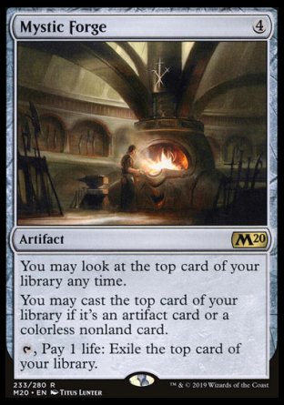 (233/280) Magic The Gathering Core 2020 Single: Mystic Forge Holo Rare