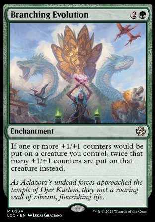 (234) Magic The Gathering Commander: The Lost Caverns of Ixalan Single: Branching Evolution Rare