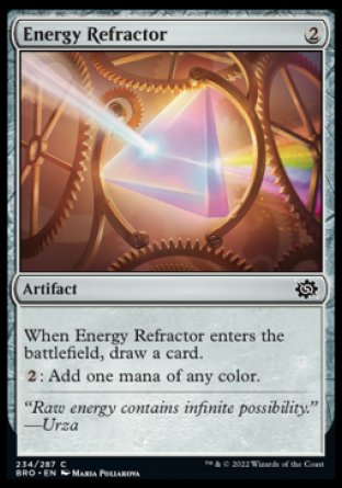 (234) Magic The Gathering The Brothers' War Single: Energy Refractor Common