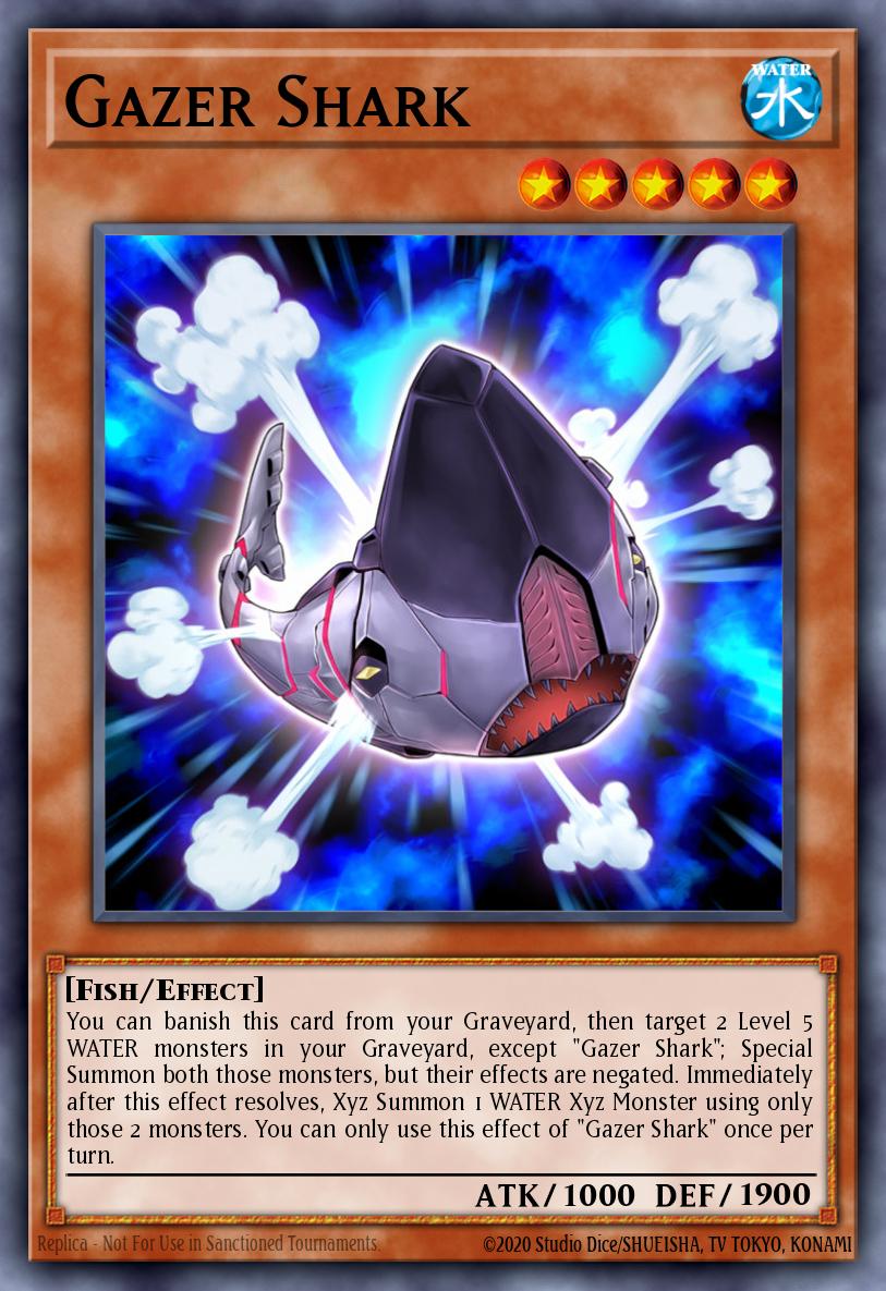 (006) YuGiOh TCG PRIO: Primal Origin Single: Gazer Shark  Common