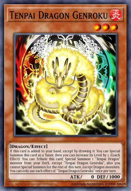(019) YuGiOh TCG INFO: The Infinite Forbidden Single: Tenpai Dragon Genroku (V.1 - Ultra Rare)  Ultra Rare