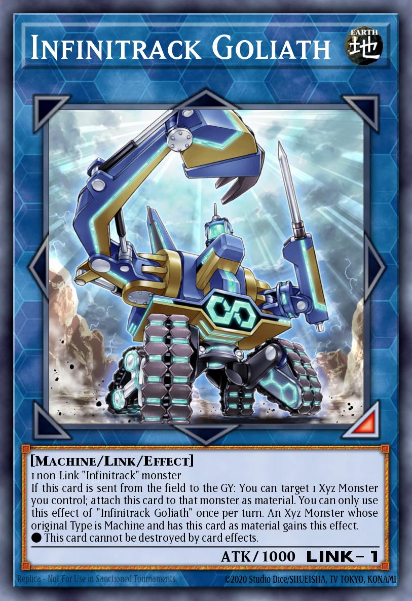 (215) YuGiOh TCG MP20: 2020 Tin of Lost Memories Mega Pack Single: Infinitrack Goliath Ultra Rare