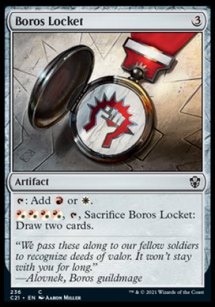 (236) Magic The Gathering Commander: Strixhaven Single: Boros Locket Common