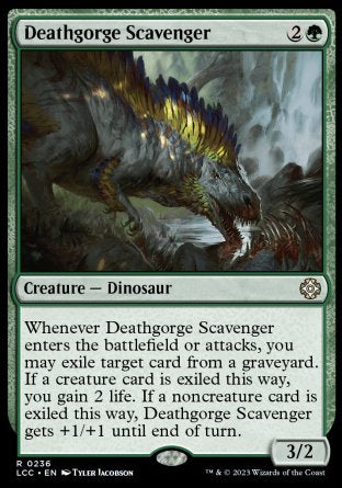 (236) Magic The Gathering Commander: The Lost Caverns of Ixalan Single: Deathgorge Scavenger Rare