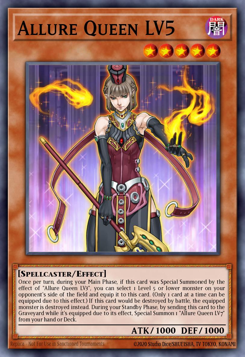 (064) YuGiOh TCG MZTM: Maze of the Master Single: Allure Queen LV5 Rare