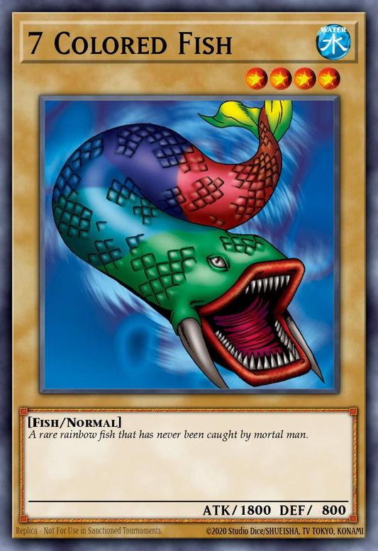 (EN098) YuGiOh TCG MRD: Metal Raiders Single: 7 Colored Fish (V.3 - Common)  Common