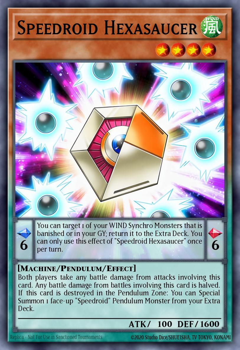 (035) YuGiOh TCG DUOV: Duel Overload Single: Speedroid Hexasaucer Ultra Rare