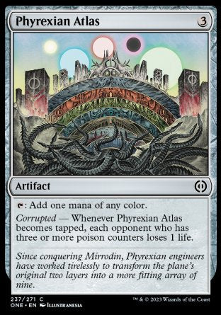 (237) Magic The Gathering Phyrexia: All Will Be One Single: Phyrexian Atlas Common
