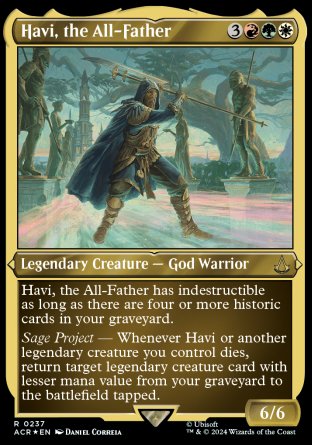 (237) Magic The Gathering Universes Beyond: Assassin's Creed: Extras Single: Havi, the All-Father (V.2) Holo Rare