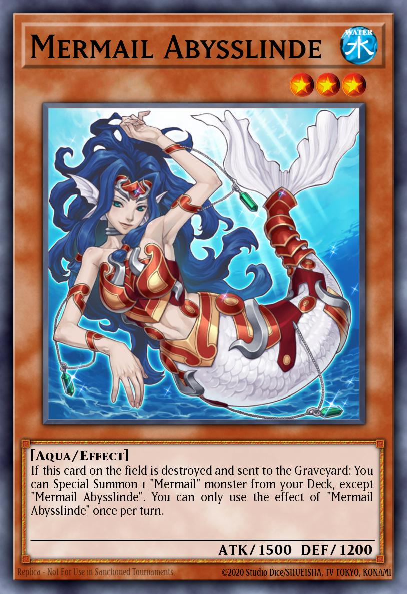 (011) YuGiOh TCG RA04: Quarter Century Stampede Single: Mermail Abysslinde (V.4 - Platinum Secret Rare) Platinum Secret Rare