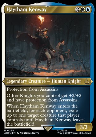 (238) Magic The Gathering Universes Beyond: Assassin's Creed: Extras Single: Haytham Kenway (V.2) Holo Rare
